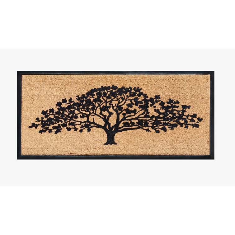 Wildon Home® Lika Non-Slip Floral Outdoor Doormat | Wayfair